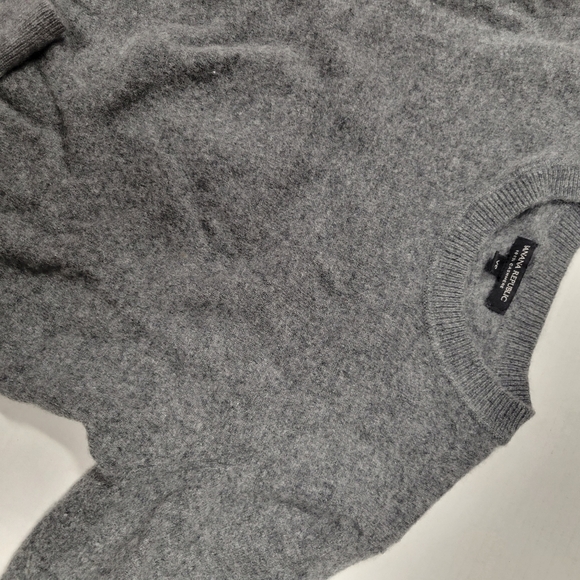 Banana Republic 100% Cashmere Tie Waist Sweater Grey Size XS - Picture 5 of 5